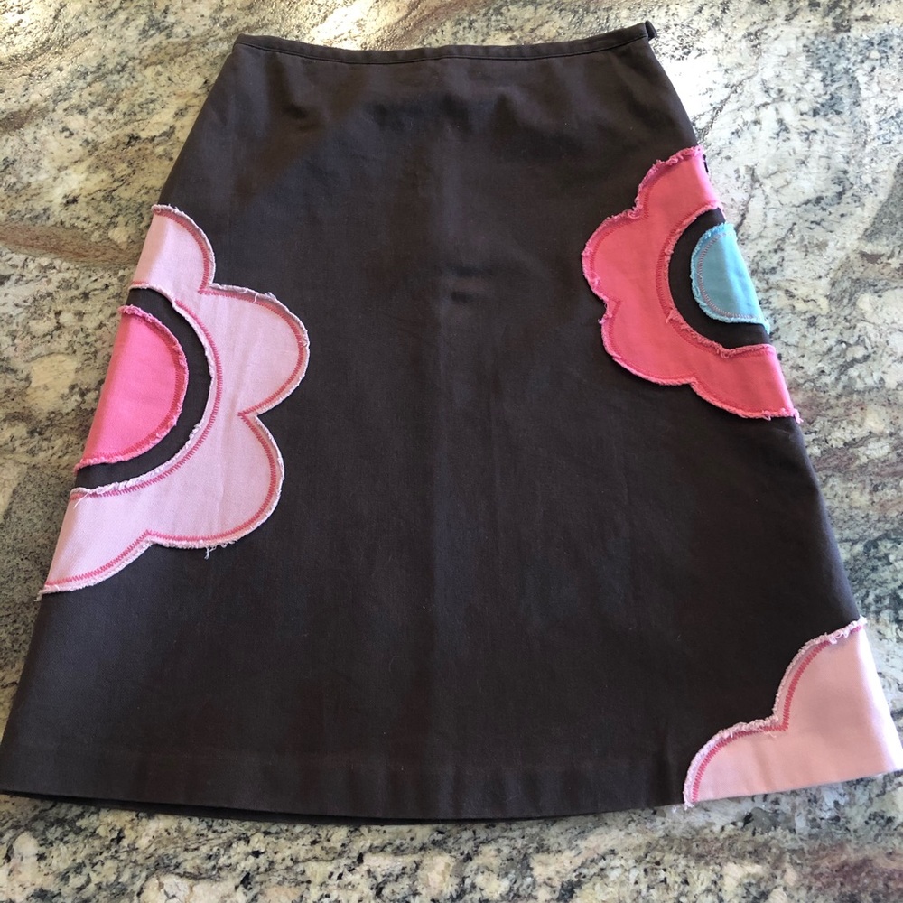Boden Embroidered Skirt